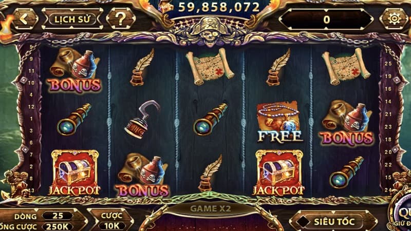 Game slot nhiều tính năng 