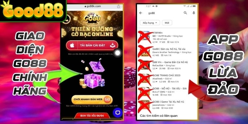 Giới thiệu về app Go88 giả